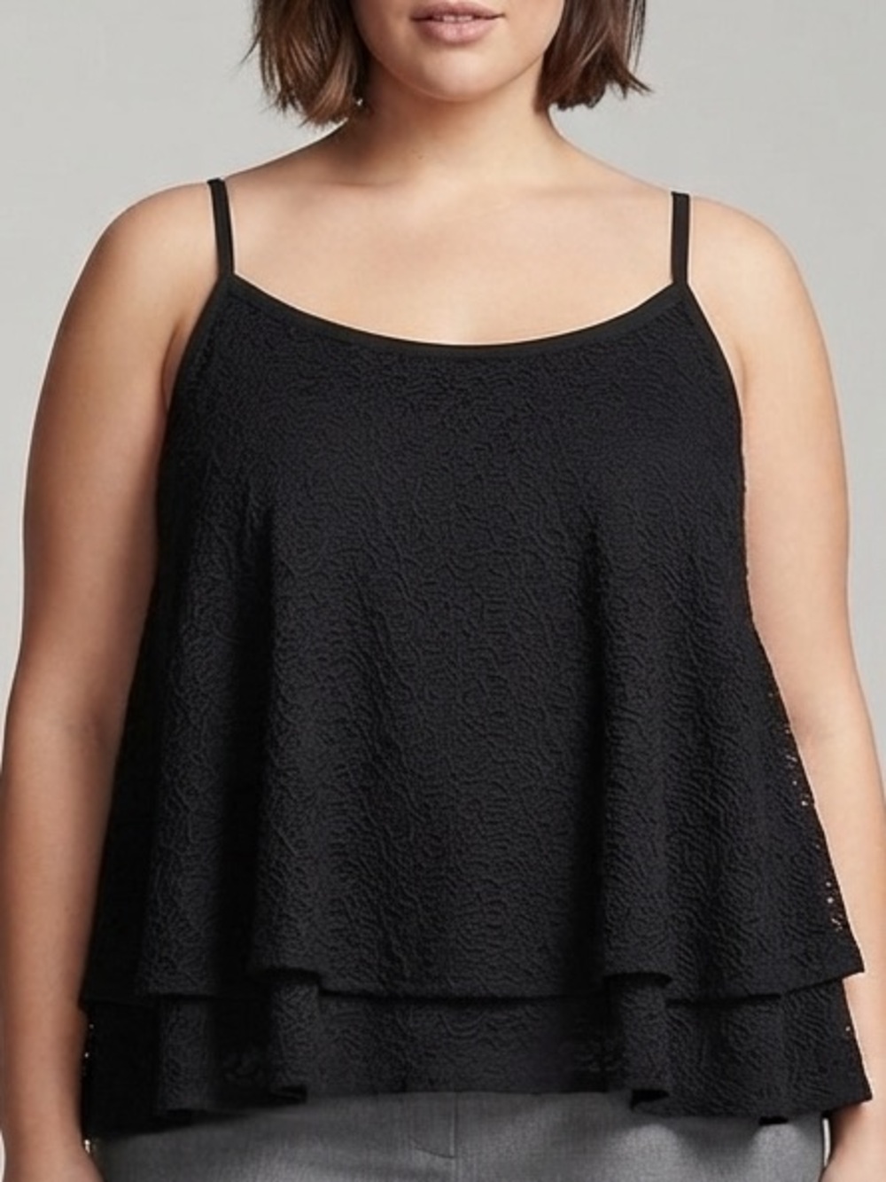 LOVE & LEGEND Black Lace Camisole Size 3X